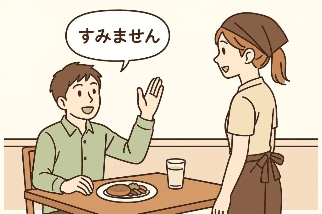 すみません