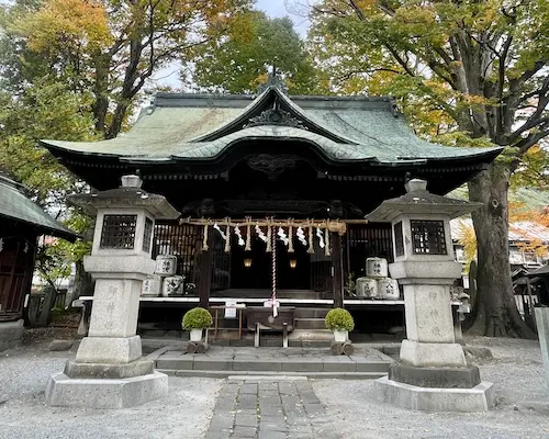 Yatsurugi Shrine by Lake Suwa, known for Omiwatari.