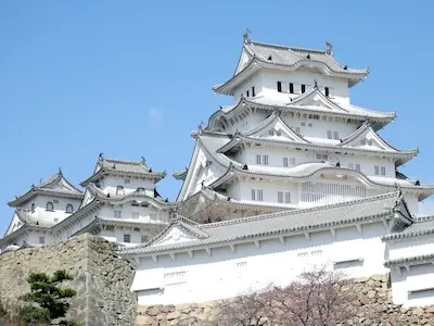 Himeji Castle, also known as the White Heron Castle, a UNESCO World Heritage and National Treasure in Japan