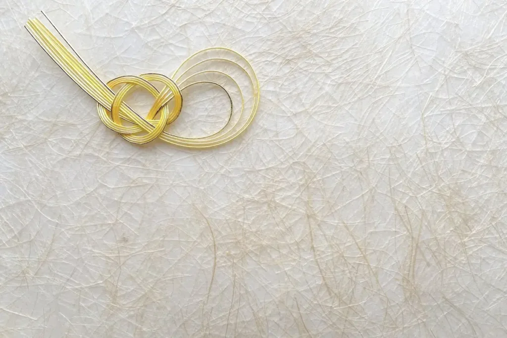 Traditional Japanese washi paper with natural texture