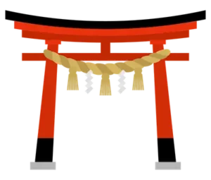 Vermilion in Japan: iconic torii.