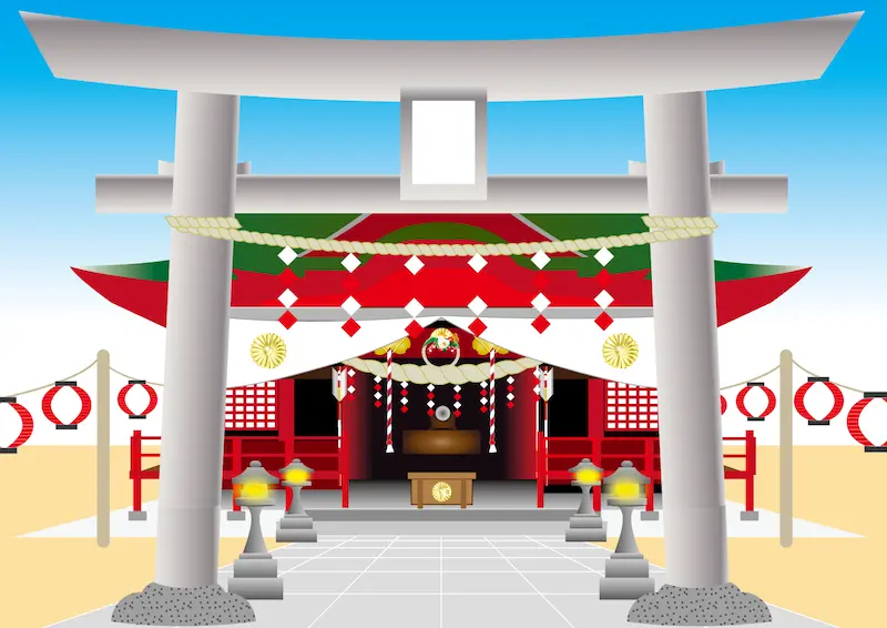 Hatsumode: The first visit of the year to a shrine or temple.