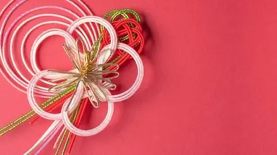 Traditional Japanese Mizuhiki decorative knot.